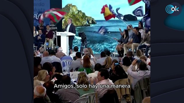 Feijóo: Sólo hay una manera de que Euskadi no caiga en la fractura social, es el PP