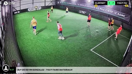 But de Kevin GONZALEZ - TOUT FAIRE MATERIAUX