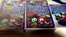 3 different versions of Veggie Tales An Easter Carol