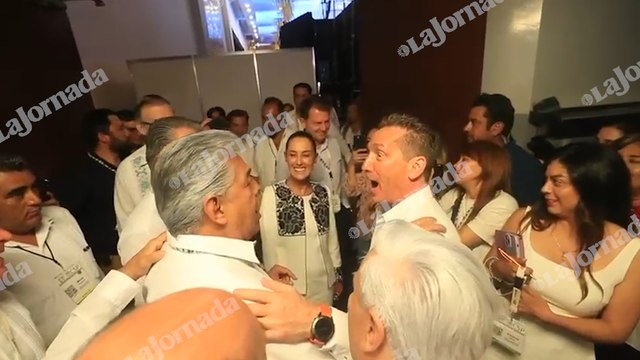 Así despidieron a Sheinbaum de la 87 Convención Bancaria