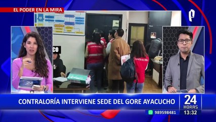 Contraloría interviene simultáneamente sedes de los gobiernos regionales de Ayacucho y Cusco