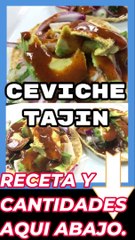 esta tostada de ceviche de pescado. es el lugar perfecto para comenzar