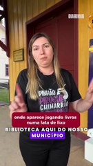 MP vai investigar prefeita que jogou livros na lata de lixo