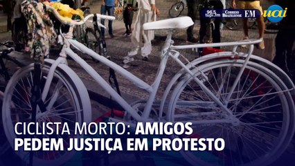 Ciclistas fazem manifestação após morte de amigo em Belo Horizonte