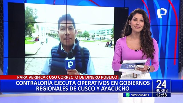 Contraloría interviene simultáneamente sedes de los gobiernos regionales de Ayacucho y Cusco