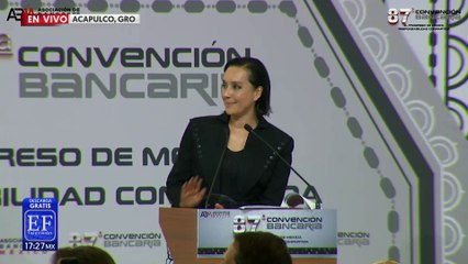 AMLO llegó a la 87° Convención Bancaria