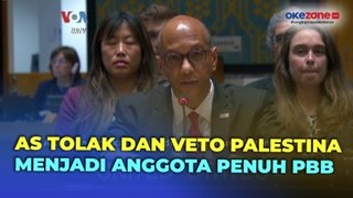 AS Tolak dan Veto Palestina menjadi Anggota Penuh PBB