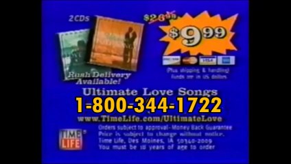 Time Life Ultimate Love Songs Commercial｜2008