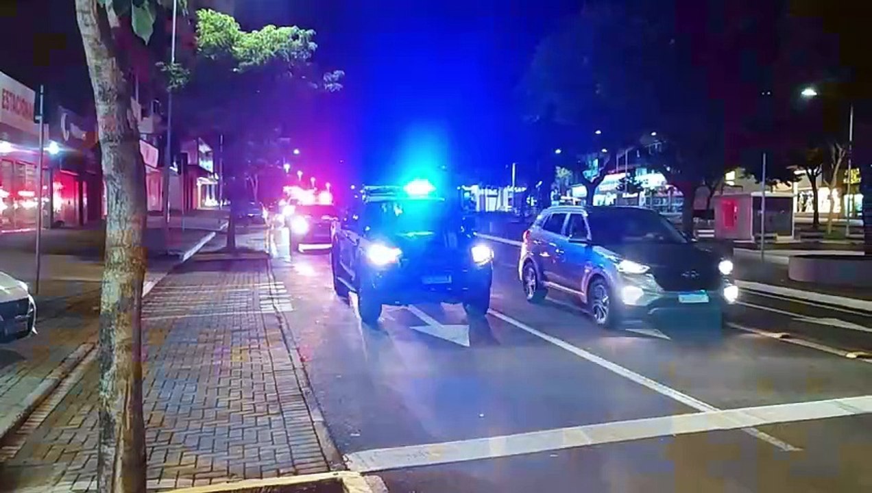 Forças de segurança realizam carreata em alusão ao "Dia Nacional da Paz no Trânsito" em Cascavel