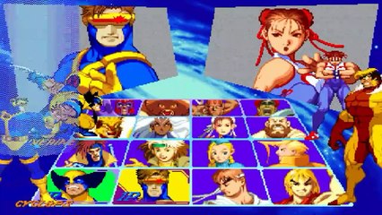 X-Men Vs. Street Fighter - lmx vs NO-18