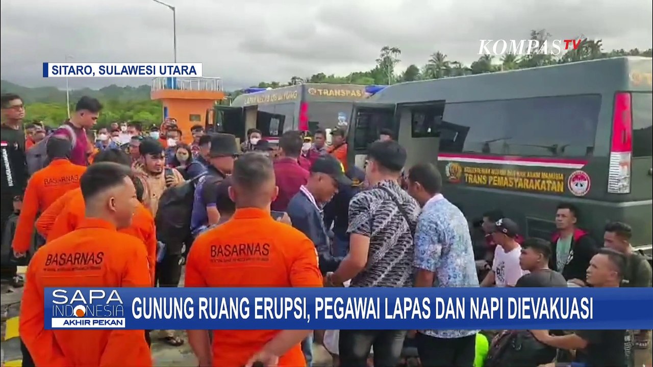 Aktivitas Kegempaan Gunung Ruang di Sitaro Menurun Pagi Ini, 20 April 2024