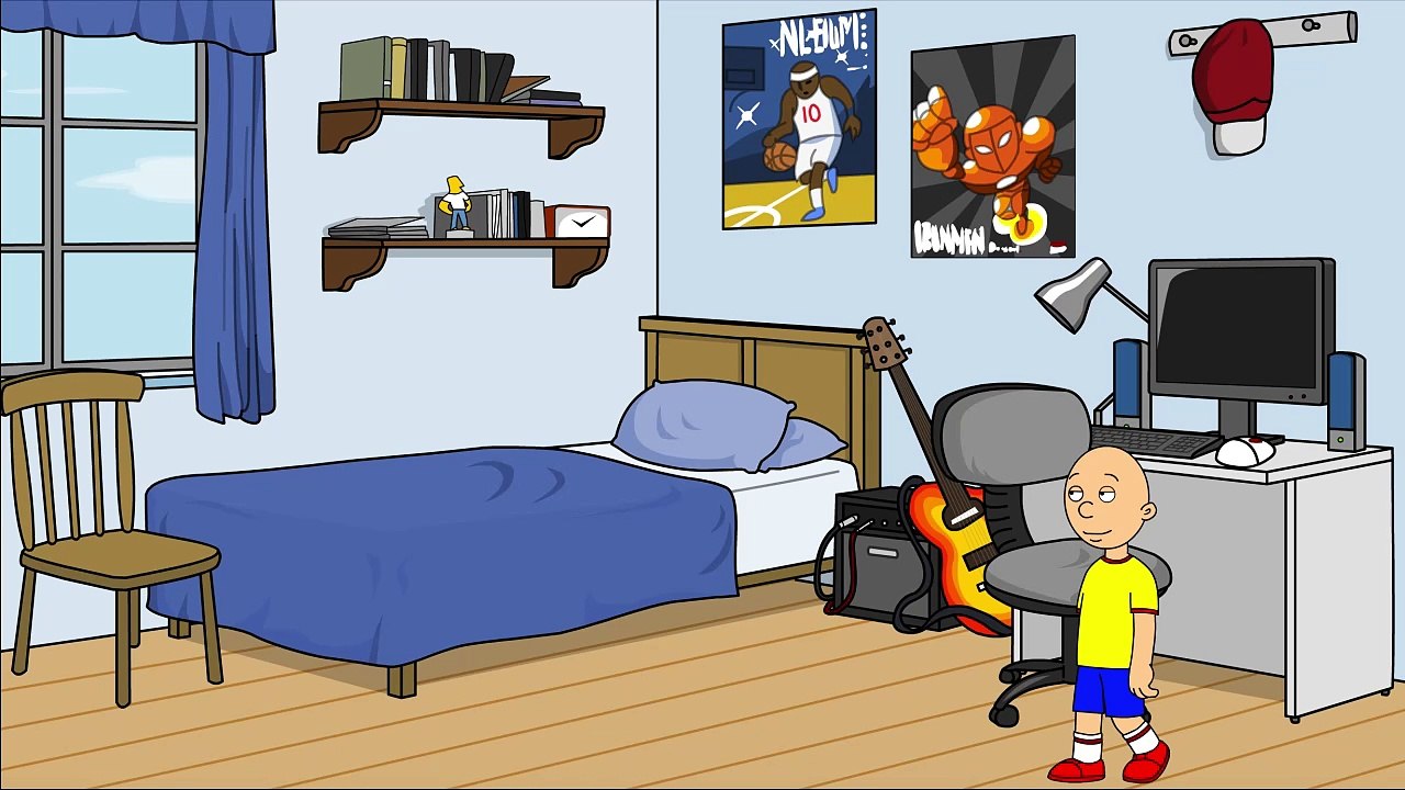 Caillou and Boris do stuff.