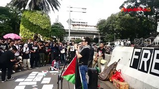 Demo di Dubes AS, Koaliasi Musisi: Setop Genosida di Gaza