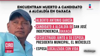 Hallan muerto a candidato a alcaldía de San José Independencia, Oaxaca