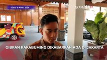 Gibran Dikabarkan di Jakarta Jelang Putusan MK, TKN Bilang Begini