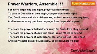 Denis Martindale - Prayer Warriors, Assemble! ! !