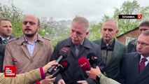 Vali Gül, Gaziosmanpaşa'da meydana gelen toprak kaymasına ilişkin açıklamalarda bulundu