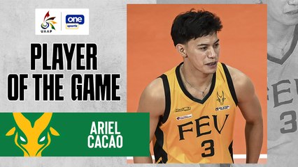 UAAP Player of the Game Highlights: Ariel Cacao creates sweet win for FEU against UP
