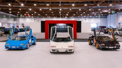 Vicenza classic car show, omaggio alle Lamborghini di Gandini