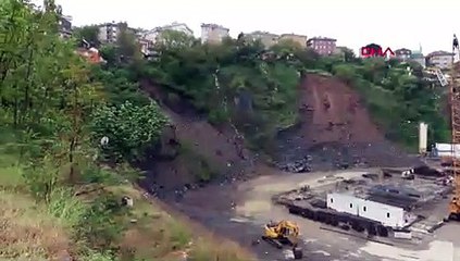 Gaziosmanpaşa'da toprak kaymasının meydana geldiği mahallelerde son durum