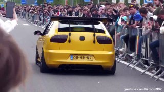 Tuner Cars leaving a BIG Carshow _ GR8-ICS 2024