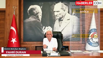 Demre Belediyesi'nin 108 Milyon TL Borcu Açıklandı