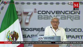 Aspirantes presidenciales acuden a la Convención Nacional Bancaria . Pedro Gamboa, 19 de abril 2024