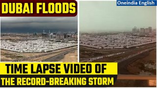 Dubai Floods: Time lapse video shows how storm intensified with every passing hour | Oneindia News