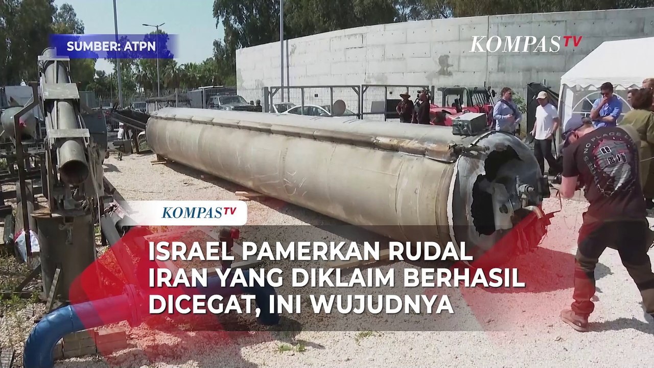 Israel Pamerkan Rudal Balistik Iran yang Berhasil Dicegat, Begini Wujudnya