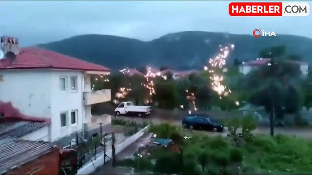 Elektrik tellerinin teması sonrası patlama yaşandı