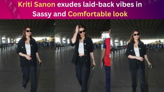 Kriti Sanon Dresses to Impress in Monochromatic Airport look