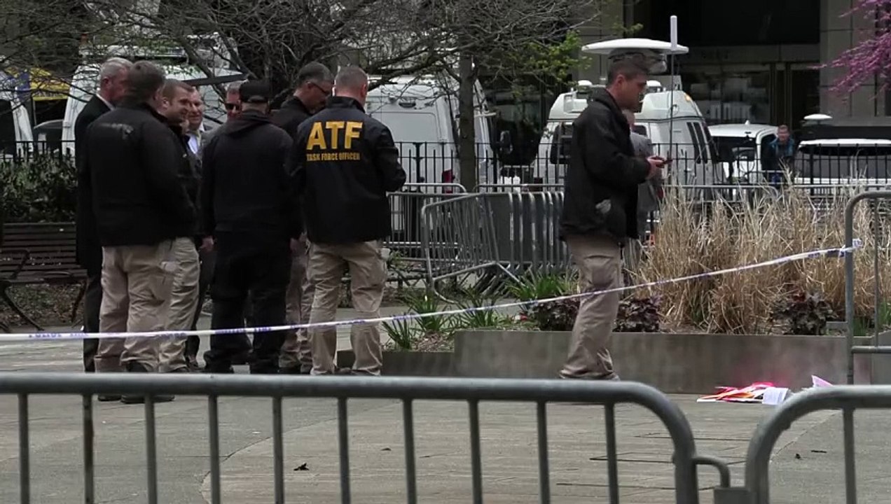 Mann zündet sich während Trump-Prozess vor Gerichtsbäude an