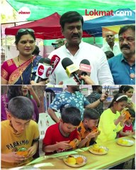 पुण्यात रंगली ‘आंबे खा’ स्पर्धा;