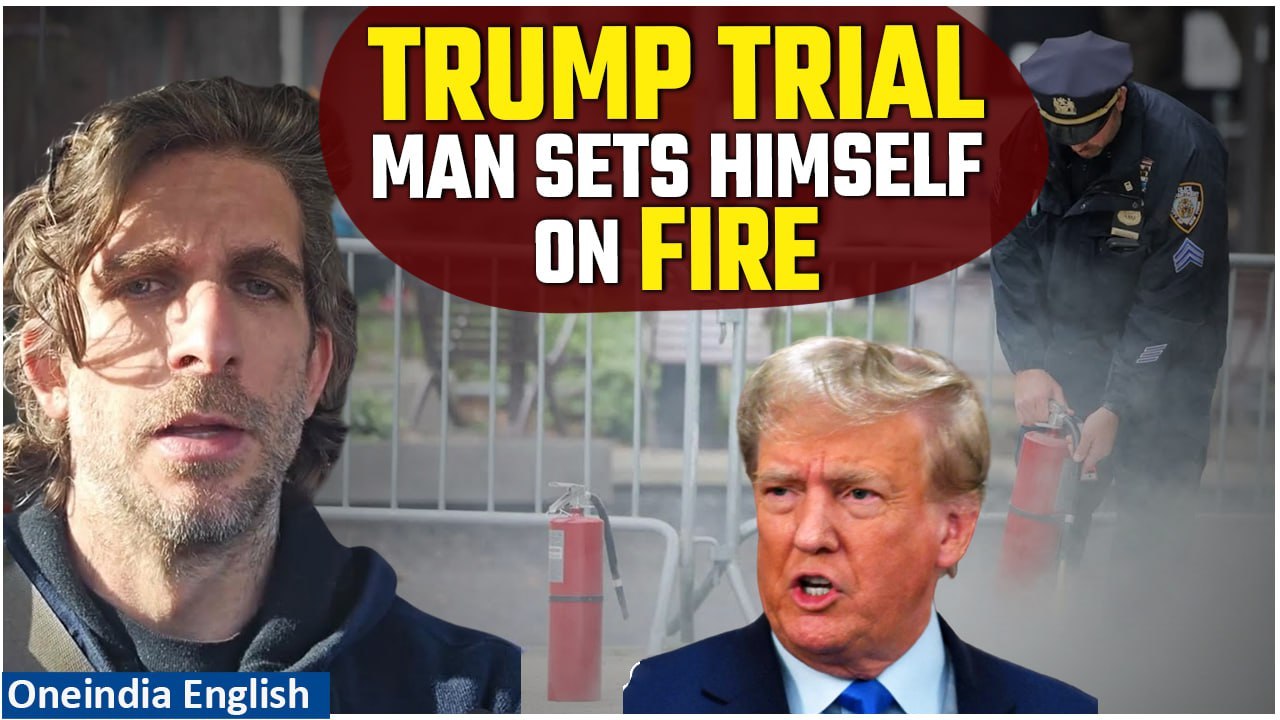 Who Was Max Azzarello? U.S. Man Who Set Self On Fire Before Trump Hush Money Trial | Oneindia News