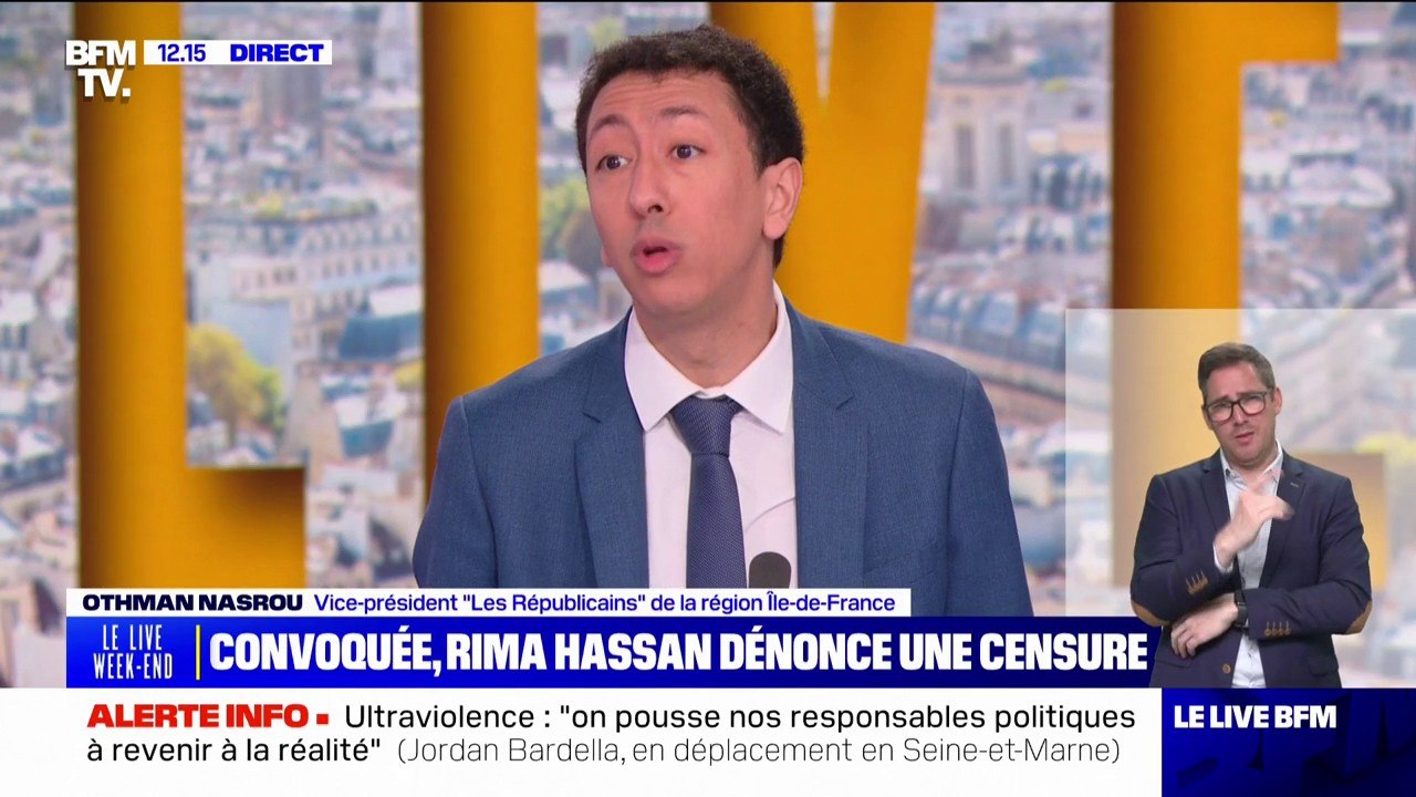 Othman Nasrou, vice-président "Les Républicains" de la région Île-de-France, estime que La France Insoumise "ne respecte pas les règles de campagne électorale"