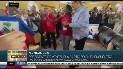 Presidente de Venezuela participó en el encuentro para una Alternativa Social Mundial