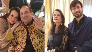 Bollywood Actress Mumtaz की Pakistan में Party, Fawad Khan, Rahat Fateh Ali Khan के साथ Photos Viral