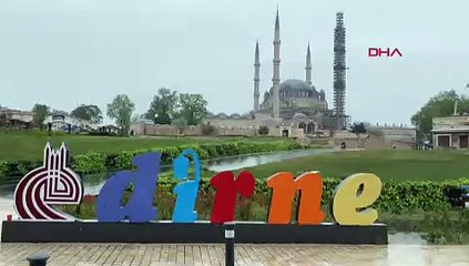 Edirne'de sağanak etkili oldu
