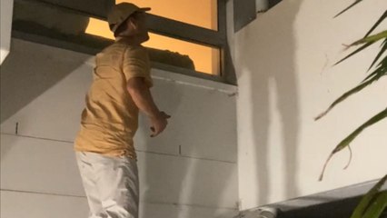 Boy's bold attempt to reach his friend's balcony leads to an unforeseen accident