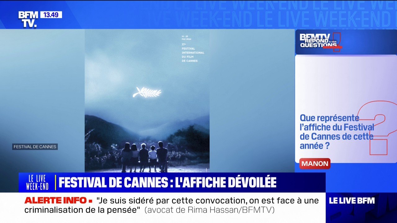 Que représente l'affiche du Festival de Cannes cette année ? BFMTV répond à vos questions