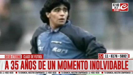 Diego eterno: se cumplen 35 años de la entrada en calor más recordada de la historia