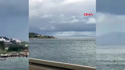 Foça açıklarında hortum oluştu