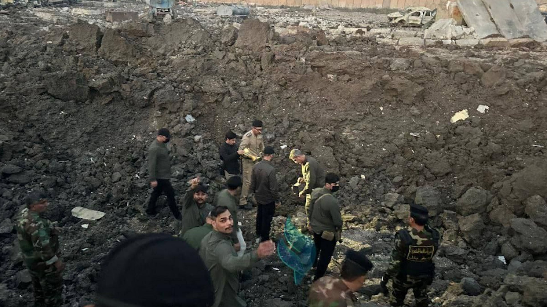 Un muerto y 20 heridos en un ataque areo contra fuerzas paramilitares pro iranes en Irak