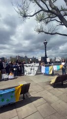 Manifestación del 20A en Londres