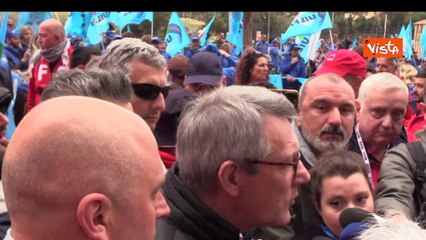 Landini: "L'assenza di Cisl? L'importante ? unire i lavoratori e fare proposte concrete"