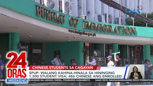 SPUP: Walang kahina-hinala sa hininging 1,500 student visa; 486 Chinese ang enrolled | 24 Oras Weekend