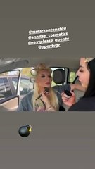 Τηλεφώνημα για βόμβα στο Open: Η Αννίτα Πάνια βάφεται στο αυτοκίνητο με τα μπικουτί στο κεφάλι!