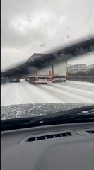 Vicenza, grandine sulla A4: traffico rallentato per l'improvviso temporale