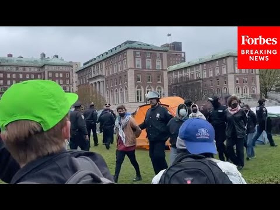 BREAKING NEWS: NYPD Officers Respond To Massive Pro-Palestinian Protest At Columbia University