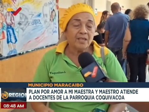 Zulia | Docentes del mcpio. Maracaibo son atendidos con el Plan por Amor a mi Maestra y Maestro